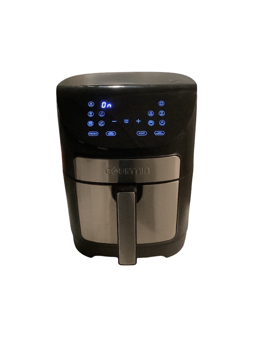 Gourmia GAF798 7-Qt Digital Air Fryer Black/Silver with Manual